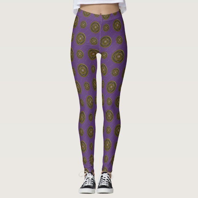 Sagittarius Mandala Leggings (Vorderseite)