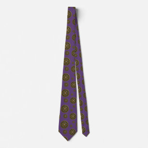 Sagittarius Mandala Men's Neck Tie Krawatte