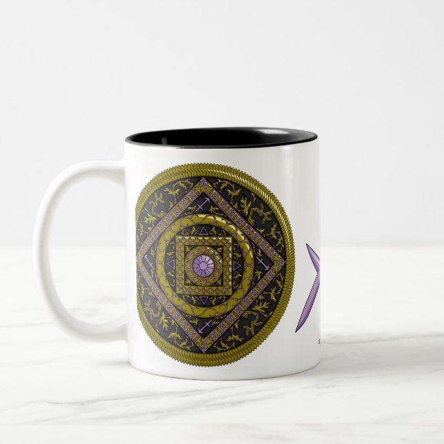 Sagittarius Mandala Mug (Gauche)