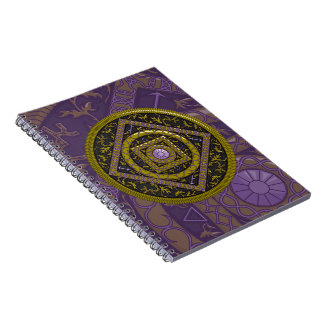 Sagittarius Mandala Notebook Notizblock