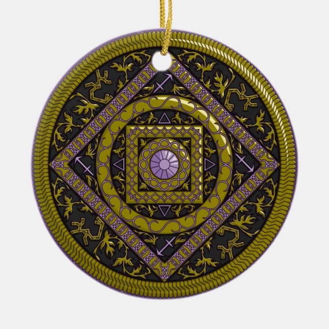Sagittarius Mandala Ornament (Vorne)