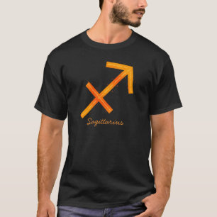 Sagittarius Mens Shirt - Schwarz