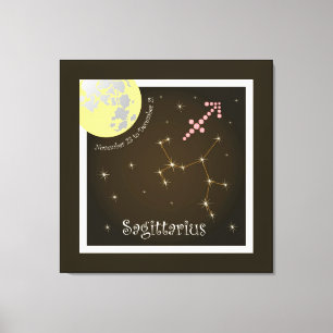 Sagittarius November 23 to December 21 Leinwand