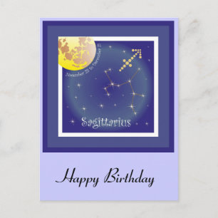 Sagittarius November 23 to December 21 Postkarte