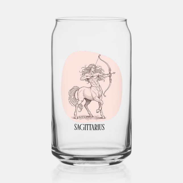 Sagittarius November Zodiac Birthday Gift Present Dosenglas (Vorderseite)