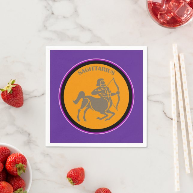 Sagittarius Paper Napkin Serviette (Beispiel)