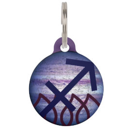 Sagittarius Pet ID Tag  Haustiermarke