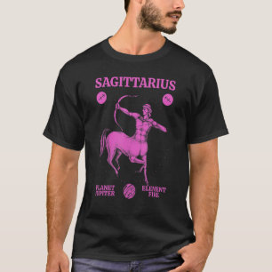 Sagittarius Planet Jupiter Element Feuer T-Shirt