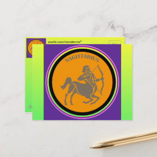 Sagittarius Postcard Postkarte