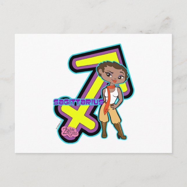 Sagittarius Postcard Postkarte (Vorderseite)