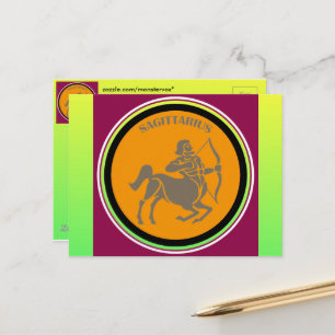 Sagittarius Postcard Postkarte