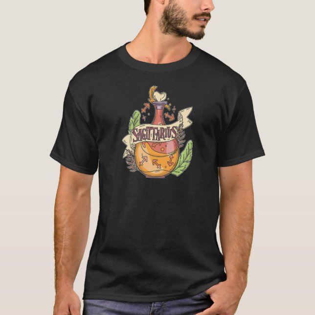 Sagittarius Potion Magische Astrologie T-Shirt (Vorderseite)