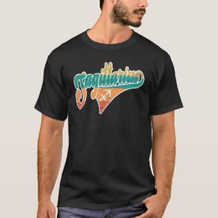 Sagittarius Retro Zodiac, Astrologie, Horoskop, Sa T-Shirt