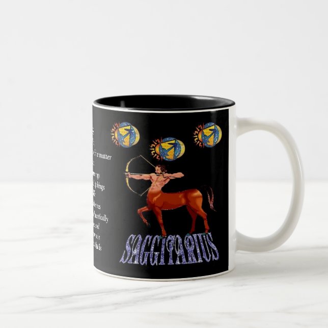 Sagittarius signe de naissance Zodiac Mug (Droit)