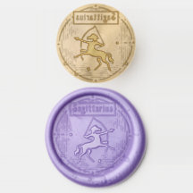 Sagittarius Simple Zodiac Zeichen Abstrakter Kunst