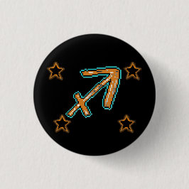 SAGITTARIUS Stars Button