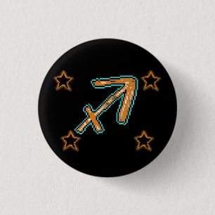 SAGITTARIUS Stars Button