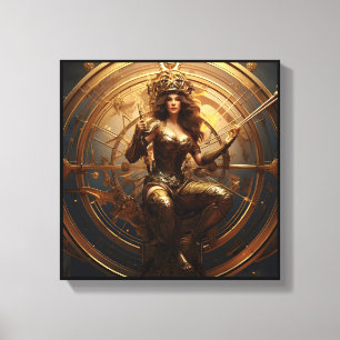 Sagittarius-Sternzeichen-Kunstleinwand Leinwanddruck