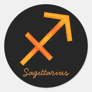 Sagittarius-Sticker Runder Aufkleber