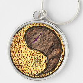 Sagittarius und Erddrache Schlüsselanhänger