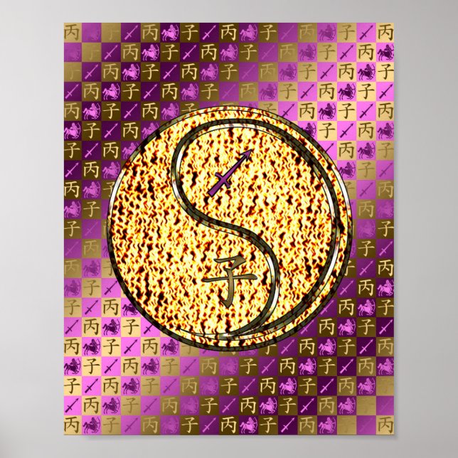 Sagittarius und Feuerrat Poster (Vorne)