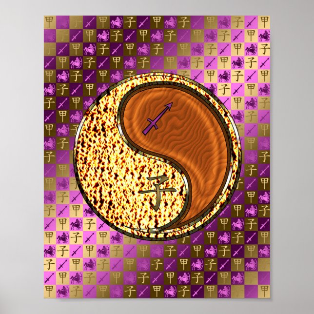 Sagittarius und Waldrat Poster (Vorne)