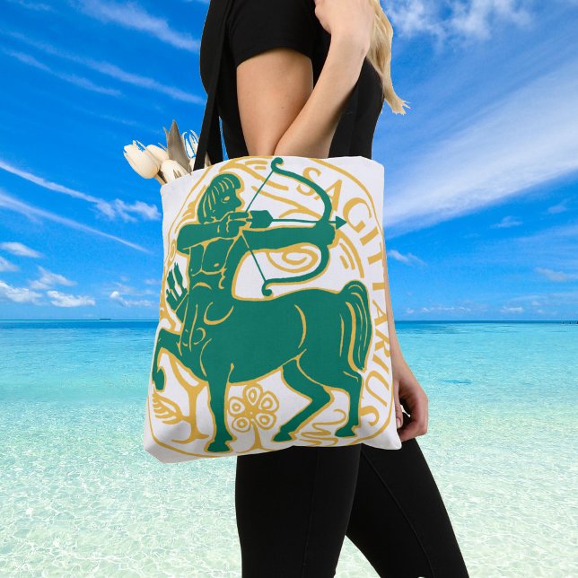 Sagittarius Zeichen des Zodiaks auf Tasche (Star sign sagitarius shoulder bag)