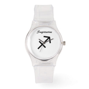 Sagittarius Zeichen des Zodiaks. Ladys Watches. Armbanduhr