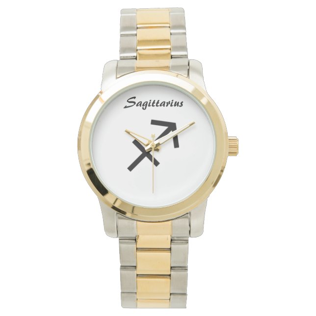 Sagittarius Zeichen des Zodiaks. Ladys Watches. Armbanduhr (Vorderseite)