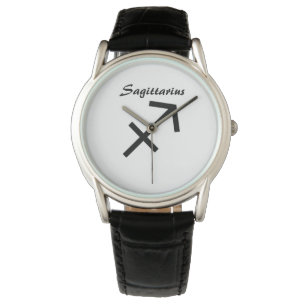 Sagittarius Zeichen des Zodiaks. Mens Uhren. Armbanduhr