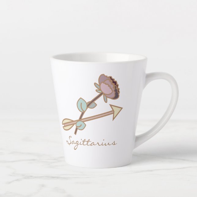 Sagittarius Zodiac Boho Coffee Mug (Droite)