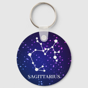 Sagittarius Zodiac Constellation Design Schlüsselanhänger