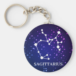 Sagittarius Zodiac Constellation Design Schlüsselanhänger