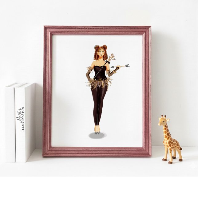 Sagittarius Zodiac Illustration – Hand Drawn Poster (Von Creator hochgeladen)