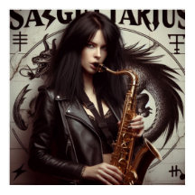 Sagittarius Zodiac Musician Saxophon