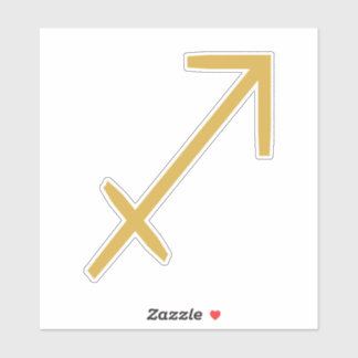 Sagittarius Zodiac Sign Aufkleber