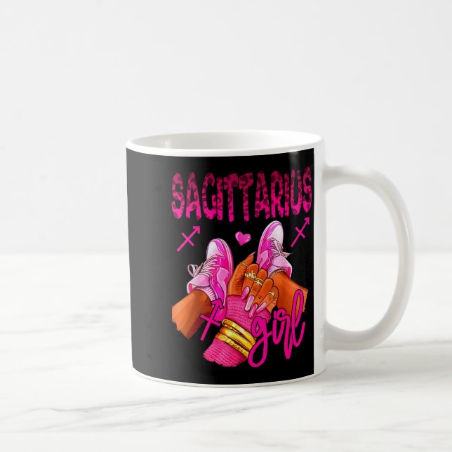 Sagittarius Zodiac Sign Birthday Queens Horoscope  Kaffeetasse (Rechts)