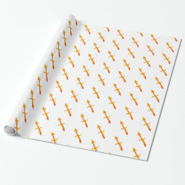 Sagittarius Zodiac Sign Golden Symbol Geschenkpapier