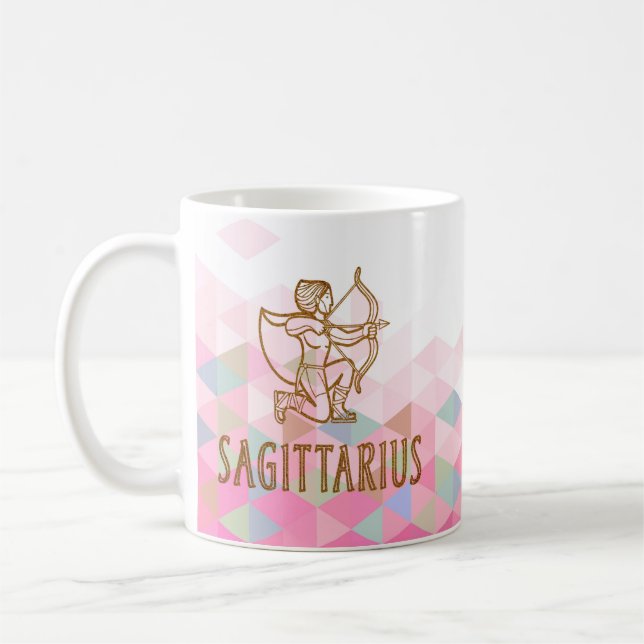 Sagittarius Zodiac Sign Kaffeetasse (Links)