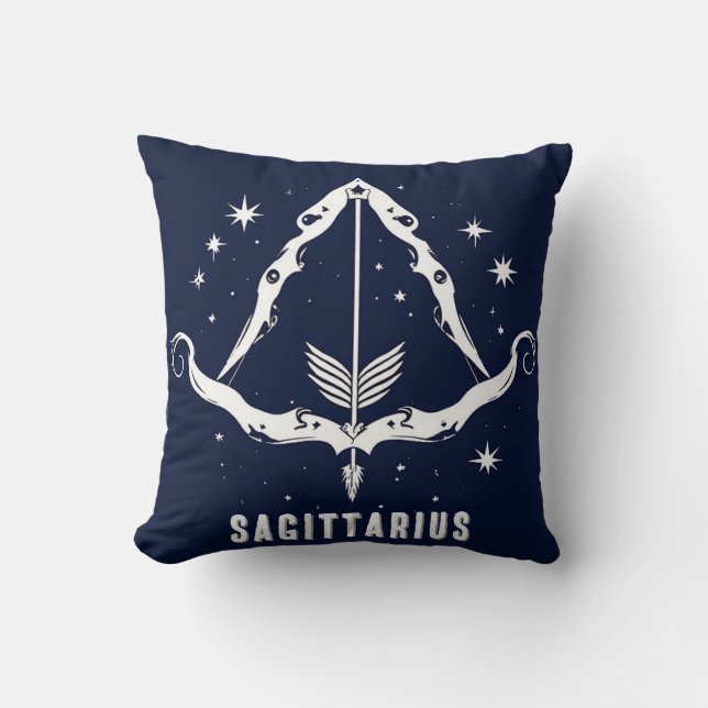 Sagittarius Zodiac Sign Kissen (Vorderseite)
