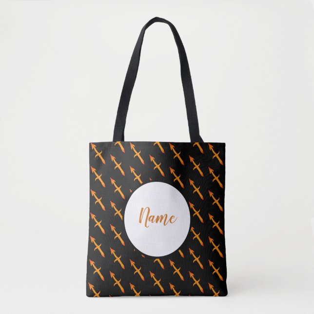 Sagittarius Zodiac Sign Personalisiert Tasche (Vorderseite)