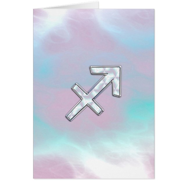 Sagittarius Zodiac signe sur Mère de style perle (Devant)