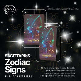 Sagittarius Zodiac Signs Celestial Air Freshener Autolufterfrischer