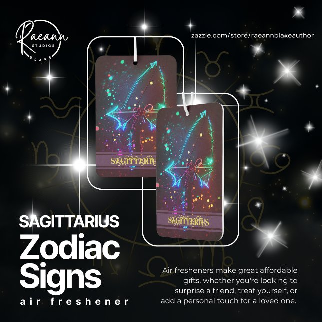 Sagittarius Zodiac Signs Celestial Air Freshener Autolufterfrischer (Von Creator hochgeladen)