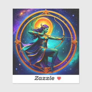 Sagittarius Zodiac Stickers, Celestial Zodiac Aufkleber