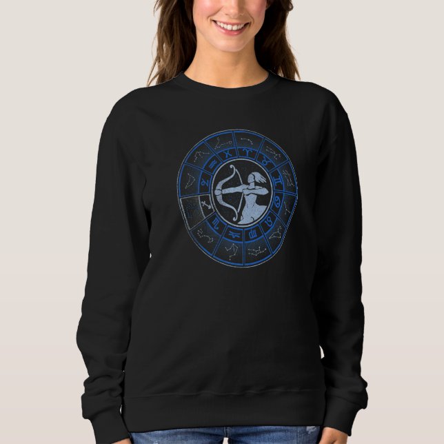 Sagittarius Zodiac Sweatshirt (Vorderseite)