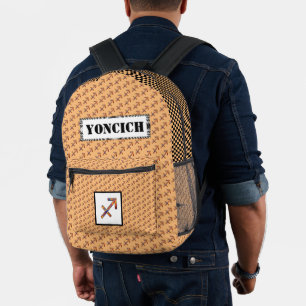 Sagittarius Zodiac Symbol Element von K Yoncich Bedruckter Rucksack