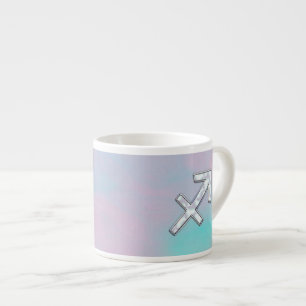 Sagittarius Zodiac Symbol Mutter von Pearl Style Espressotasse