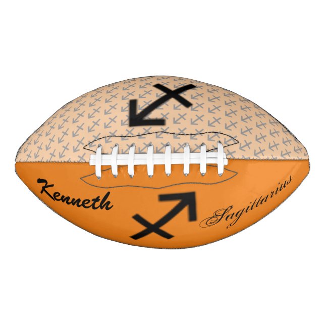Sagittarius Zodiac Symbol Standard von K Yoncich Football (Vorderseite)