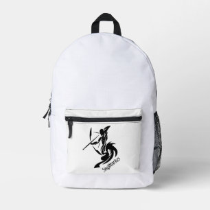 Sagittarius Zodiac Symbol und Zeichen Bedruckter Rucksack